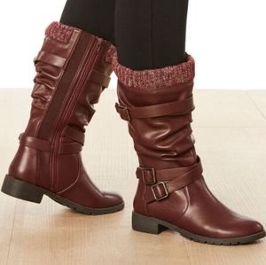 ๐ฃSexy๐ COMFORTVIEW The Eden Wide Calf Boot (Curvy Wide Width-W)